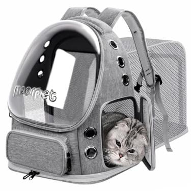 Imagem de YUNLINLI Mochila Para Gatos, Mochila De Bolha Respirável Para Gatos, Mochila Para Gatos De Grande Espaço Para Gatinhos, Cães Pequenos, Mochila Dobrável Para Gatos Aprovada Pela Companhia Aérea, Moch