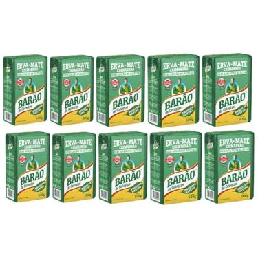 Imagem de Kit 10 Erva Mate Nativa à Vácuo Barão 500g