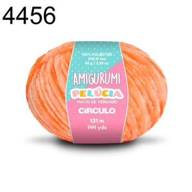 Imagem de Fio Amigurumi Pelúcia Circulo 131m - Círculo, 4456-Laranja