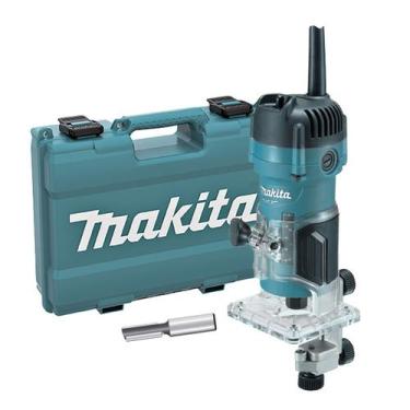 Imagem de Kit Tupia Manual 530 Watts M3700B Makita e Fresa Paralela Dupla 1/4 Po