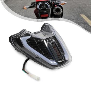 Imagem de BAOUFF Luz traseira para Hawk 250, pavio de lanterna traseira LED Dirt Bike para Hawk250