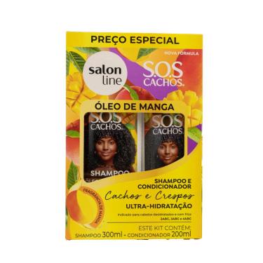 Imagem de Salon Line S.O.S Cachos Manga Kit Shampoo e Condicionador