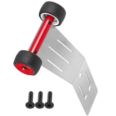 Imagem de RCYouHott RC Upgrade Parts Aluminum Wheelie Bar for 1/16 Mini Maxx 4WD RTR Brushless Monster Truck (#107154-1),Tail Wheel Head up Wheel Hop Ups,Red(1 PCS