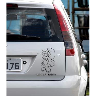 Imagem de Adesivo De Carro Smurfette Mod 01