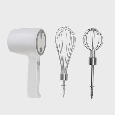 Imagem de Batedeira Elétrica Portátil Sem Fio Recarregável Wireless Hand Mixer Com Duas peças
