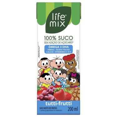 Imagem de Suco Turma da Mônica Tutti Frutti Life Mix 200ml