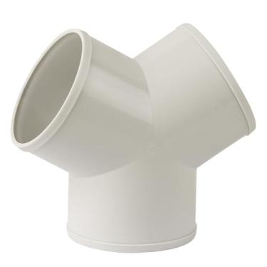 Imagem de CABAX Divisor de conector de duto de plástico em forma de Y de 3 vias para exaustão ABS duto conector de duto ventilador secador divisor adaptador de mangueira de ventilação adequado para mangueira de