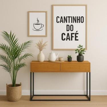 Imagem de Aparador Buffet Balcão Para Sala de Estar Cantinho Do Café - LCN Móvei