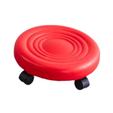 Imagem de IEUDNS Bancos baixos rolando banco baixo, Vermelho