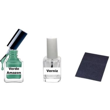 Imagem de Tinta Retoque Tira Risco Carro Fiat - Verde Amazon - Jhow Adesivos