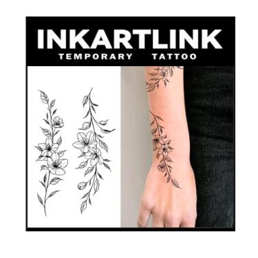 Imagem de INKARTLINK Tattoo Tech, 2 Folhas De Tatuagem Semipermanente Extragrande, Tatuagens Temporárias Com Design Artístico Para Adultos, Duram 1 A Semanas, À Prova D'Água, Aparência Realista, Sem Adesivo,