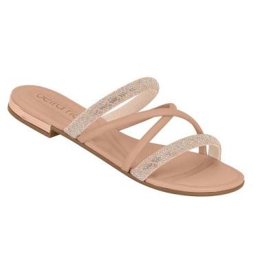 Imagem de Rasteirinha Sandália Beira Rio Cristal Nude, Nude, Mulher, 37