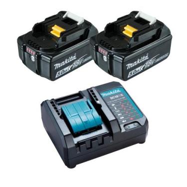 Imagem de Carregador De Bateria DC18WC + 2 Baterias 18v 5ah Makita