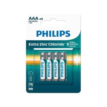 Imagem de Pilha Zinco Philips Aaa R03L4B/59 4 Und