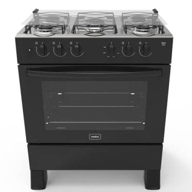 Imagem de Fogão de Chão com 5 Bocas a Gás, Acendimento Automático, Realce Bivolt, Multimóveis