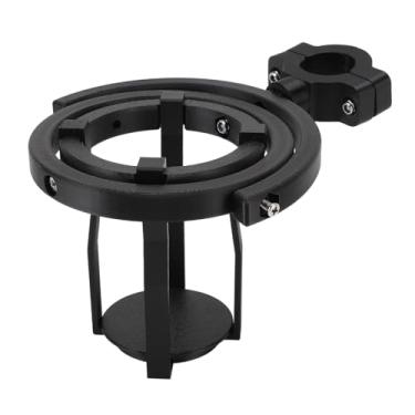 Imagem de Cffuvros giroscópico porta -copo para bicicleta, suporte de garrafa de água anti -derramamento de auto -nivelamento, montagem universal ajustável para scooter elétrica, à prova de (Preto)