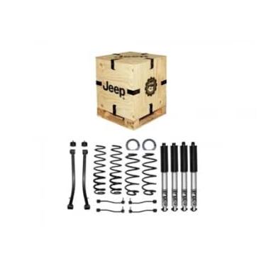 Imagem de Mopar 77072469AE Kit de elevação de duas polegadas O kit de elevação Jeep Performance Parts 2 foi desenvolvido por engenheiros da marca Jeep e entusiastas de off-road e permite que você use pneus