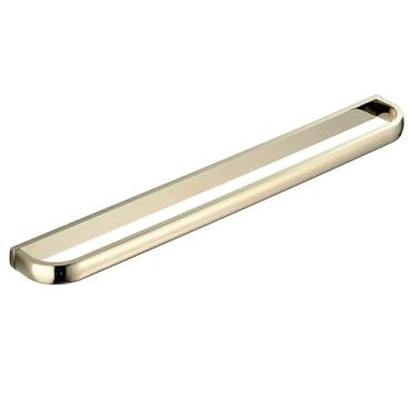 Imagem de Conjunto de banheiro em latão dourado - Toalheiro, suporte para papel higiênico, saboneteira - ferragens, barra de toalha individual