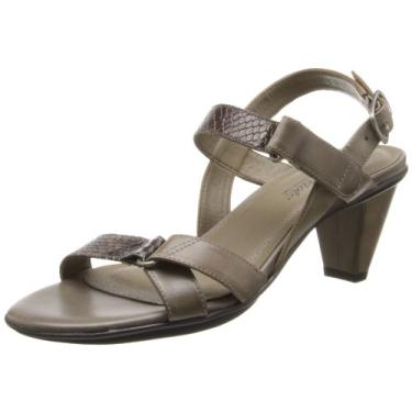 Imagem de Rose Petals Sandália feminina Sam Dress, Estampa de cobra maia/cinza-acastanhado, 9.5 Narrow