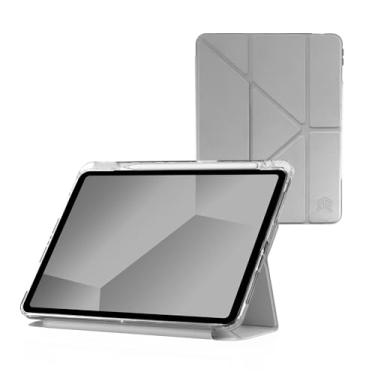 Imagem de STM Capa Opp para Apple iPad Air 27.9 cm M2 (iPadPro 11 Gen 4-1 / iPadAir 10.9 Gen 5/4| Capa protetora leve fina, traseira transparente antiarranhões, com armazenamento Apple Pencil,