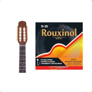 Imagem de Encordoamento Inox Viola Máxima Extra com Bolinha - Rouxinol