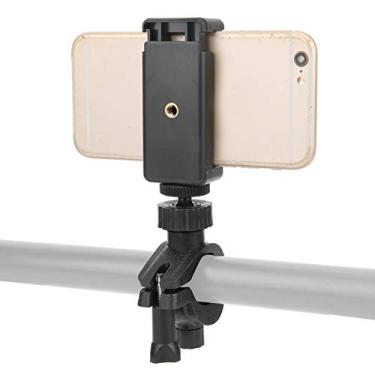 Imagem de Direção Ajustável Clipe de Telefone Celular Plano o Tipo de Vídeo Fixo de Vídeo Transmitido Ao Vivo Usando