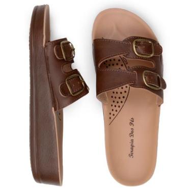 Imagem de Sandalia Chinelo Ortopedico Feminino Anatomico Terapia Dos Pés Para Do