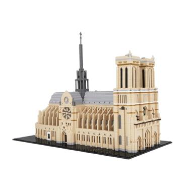 Imagem de Geniteen Building Blocks, Architecture Notre Dame de Paris Model Micro Mini Blocks Creative Building Blocks Set, 7380 PCS