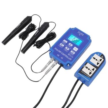 Imagem de TOPINCN 2 Em 1 WiFi Digital PH ORP Controller, Digital PH Tester, Digitals PH Monitor Com App Remoto LCD Backlit Display para Testes de Qualidade da água Em (Plugue da UE 230V)