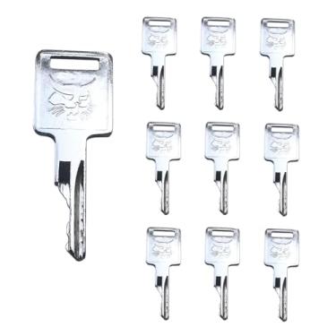 Imagem de MIKMAYTOO Pacote Com 10 Chaves De Ignição 6693245 Ou 6693241 Para Carregadeiras Bobcat S100 S130 S150 S160 S175 S185 S205 S220 S250 S300 S330 S450 S510 S530 Escavadeiras 430 435 E17 E19 E20 E25 (669