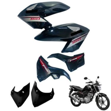 Imagem de Asa do Tanque Cg Fan 160 modelo 2016 até 2021 Par de Complementos Par 