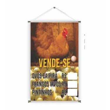 Imagem de Banner pronto Ovo Misto BA 239 medida 45x70 cm arte pronta