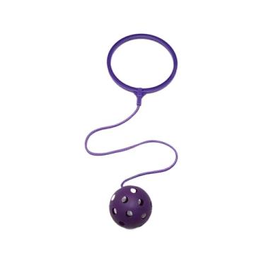 Imagem de UGPLM Bola de pular de tornozelo para crianças, pular e, treinamento de fortalecimento, bola de de brinquedo para praia, gramado, playground, jogo de festa, Roxo