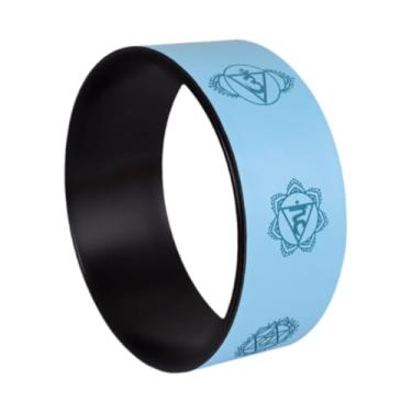 Imagem de Generic Roda de ioga, equipamento de alongamento de costas, anel de pilates antiderrapante, 31 cm, ferramenta de treinamento, equipamento de ioga, ferramenta, Azul