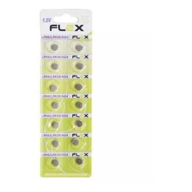 Imagem de Bateria Cartela Com 14 Unidades Bateria 1.5v Botão Lr66/ag4 - X-CELL