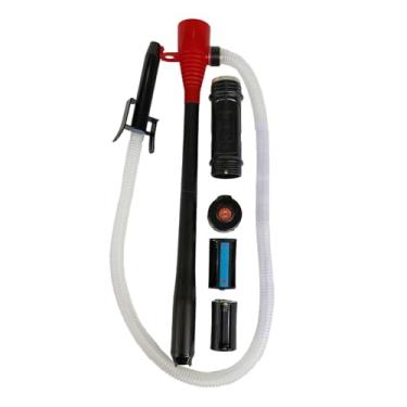 Imagem de MotiveTech Bomba de Fluido Portátil para Troca de óleo em Motocicletas, Branco, Vermelho