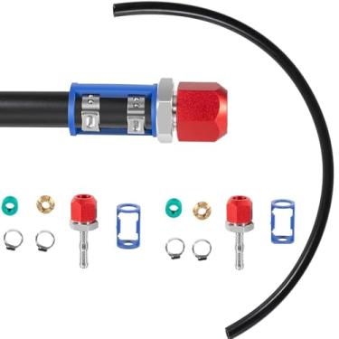 Imagem de Kit de emenda de linha A/C 800-670, kit de conector de emenda de reparo de ar condicionado para linha de 5/20.3 cm com mangueira nº 10 de 24 polegadas (800-670 para linha de 5/20.3 cm)
