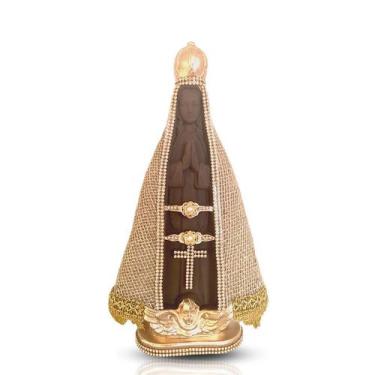 Imagem de Imagem De Gesso Nossa Senhora Aparecida Estilizada 30cm - Divinário, M
