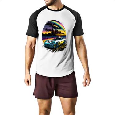 Imagem de Camiseta Raglan Dodge Viper Sunset - Alearts, G