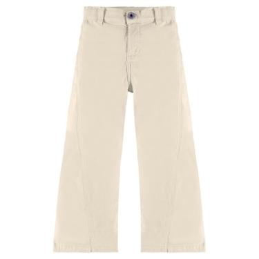 Imagem de Calça em Sarja Infantil Feminina Up Baby, Bege, 1