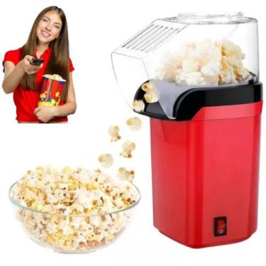 Imagem de Máquina de Fazer Pipoca Top Premium Para Presente 110v Vermelha - ZONN