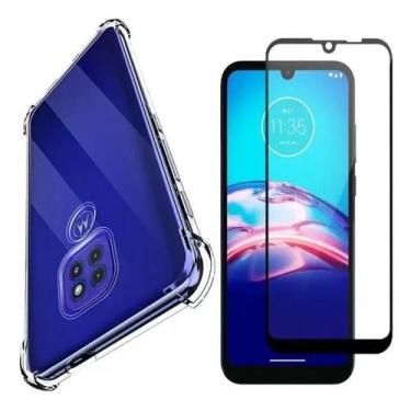 Imagem de Capa Capinha Case Motorola Moto E7 Plus + Pelicula 3d - Universo