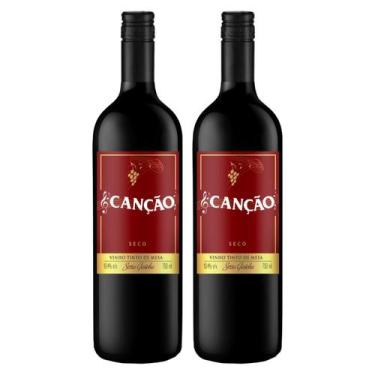 Imagem de Kit 2 Vinho Tinto Seco Canção 750ml - Serra Gaúcha