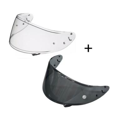 Imagem de Viseira Capacete Shoei X14 Cristal Mais Viseira Fume - Visor 1