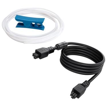 Imagem de BIQU Panda AMS/2 Pro Cabo de extensão de 6 pinos 1,5 m com tubo de extensão PTFE de 4 m ID de 2,5 mm x diâmetro externo de 4 mm compatível com impressoras 3D Bambu-Lab P1P/P1S/X1C/H2D (não para