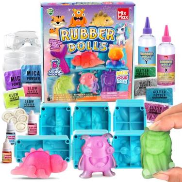 Imagem de Brinquedos MixMax Make Your Own Squishies, pacote com 6 kits de confec