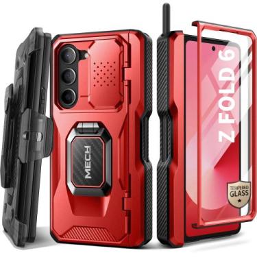 Imagem de Capa de telefone TONGATE para Samsung Galaxy Z Fold 6 com acessórios