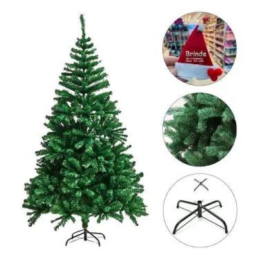 Imagem de Árvore de Natal 180cm Com 450 Galhos Verde Grande Cheia Pinheiro - Bl