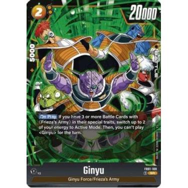 Imagem de Carta Dragon Ball TCG - Ginyu (Awakened Pulse) - Super Rara