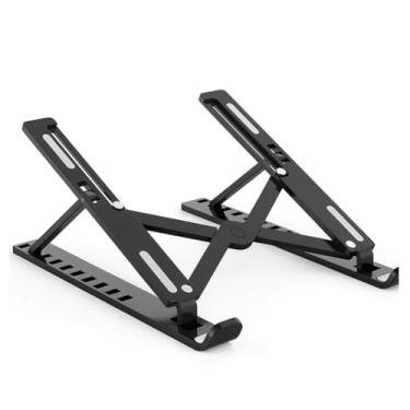 Imagem de Suporte Portátil de Mesa para Notebook ou Tablet Com Base Dobrável E Ajustável Base antiderrapante